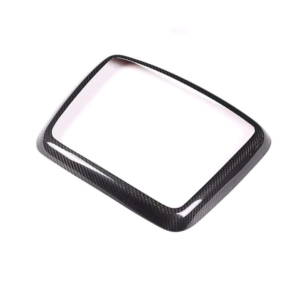 Real Carbon Fiber Stick-on Center Console CD Panel Frame Cover For Mercedes G-Class W463 2008-2018 G500 G63 Interior Decoration