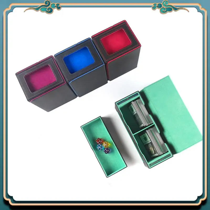 Latest Portable Game Magnetic Card Storage Box, Drawer Storage Box With Viewing Window,Card Holder For Magic Game Cards