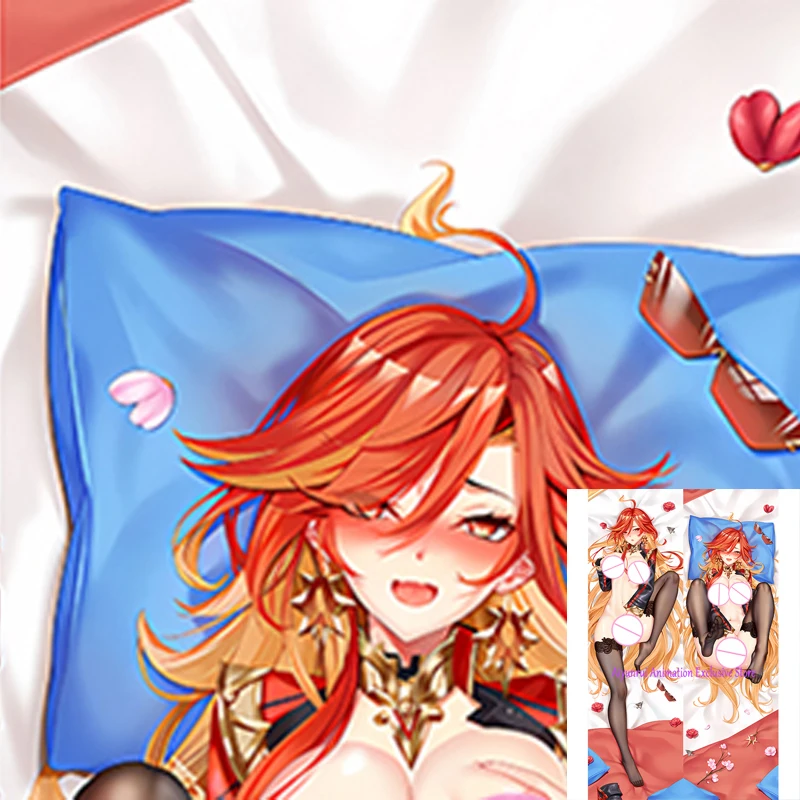 

Anime Dakimakura Pillow Case Mavuika Sexy and Busty Beautiful Girl Double-Sided Halloween