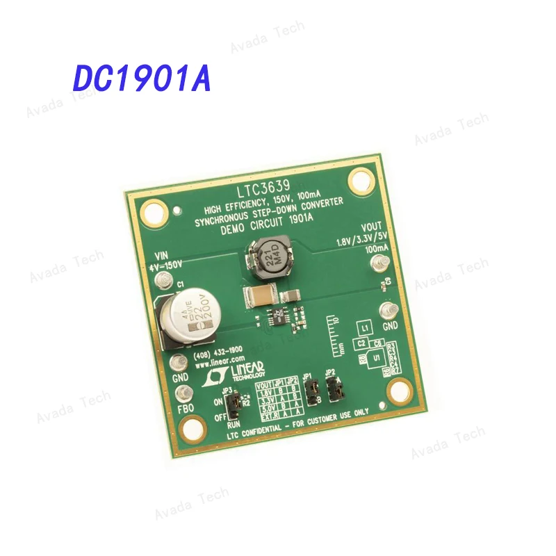 DC1901A LTC3639 - DC/DC, Step Down 1, Non-Isolated Outputs Evaluation Board