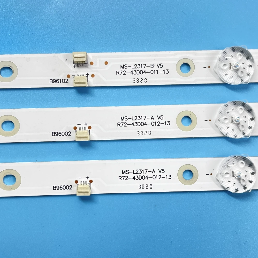 Strisce TV LED JS-D-JP4310-A81EC JS-D-JP4310-B81EC UA43EK1100US 43DU1000 MCPCB MS-L1149-L R R72-43D04-006-13 MS-L2317-A V5