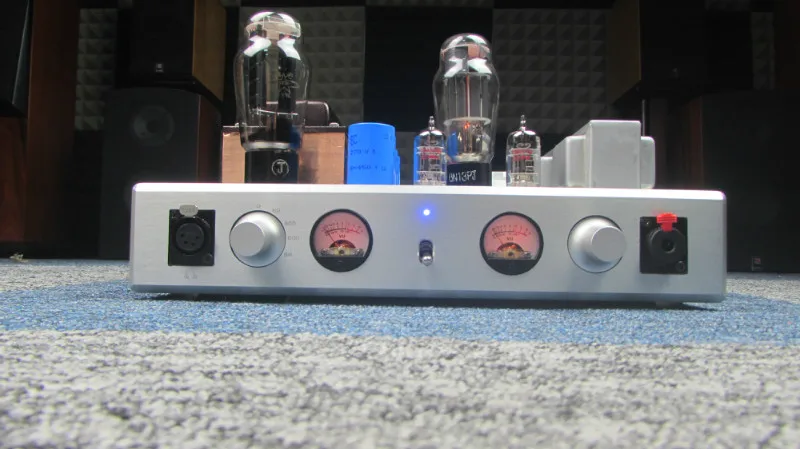 

6N5P 6080 hifi diy pure tube headphone amplifier with Alps volume potentiometer