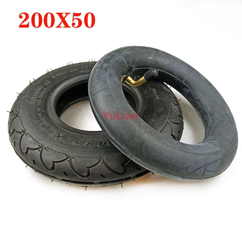 High Quality 200x50 Inner Outer Tire 8 Inch Mini Electric Scooter Tyre Electric Vehicle 200*50 Tire Accessories