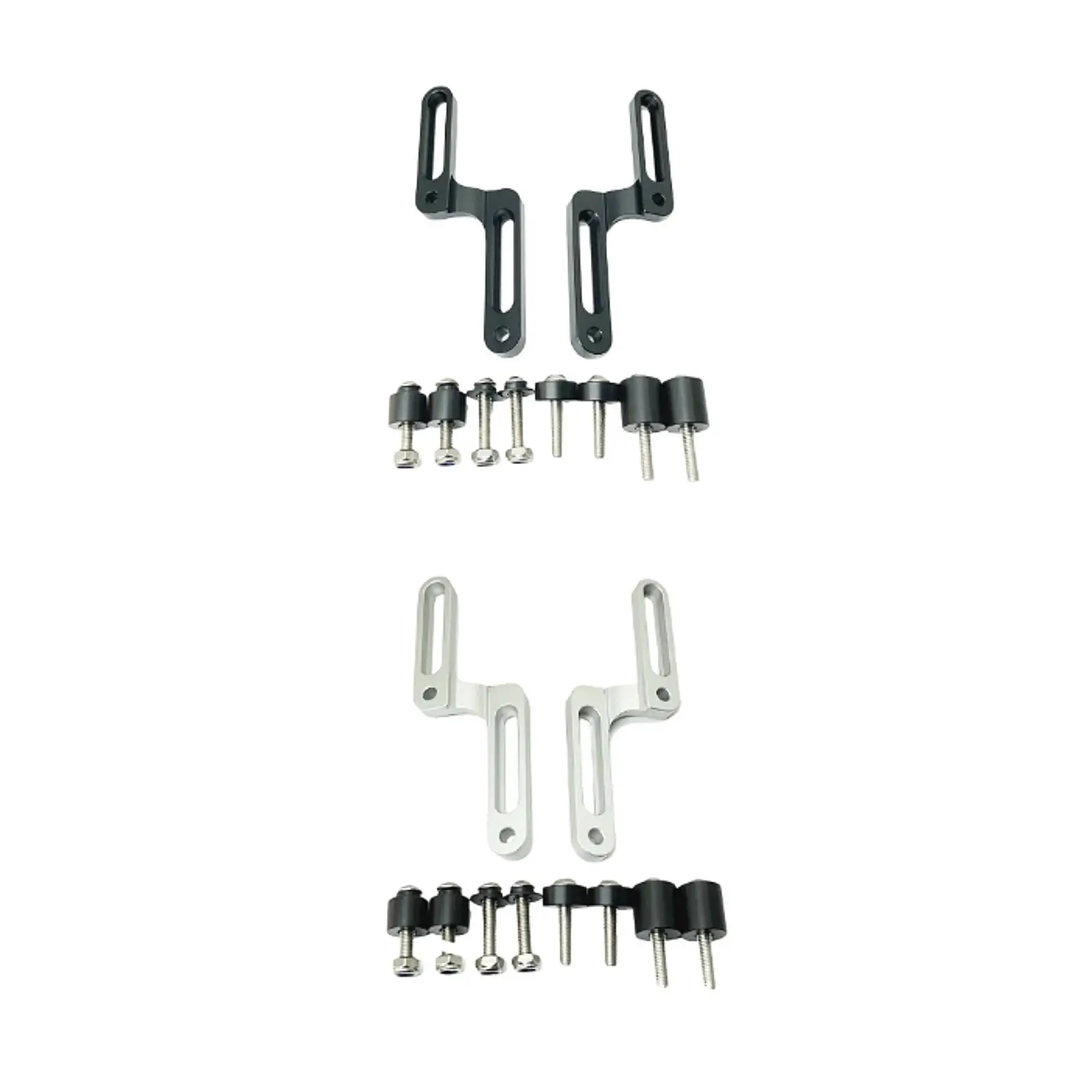 

Windshield Adjuster Bracket Aluminum Alloy Support Holder Curved Sturdy Motorcycle Accessory Motorcycle Windscreen Adjusters