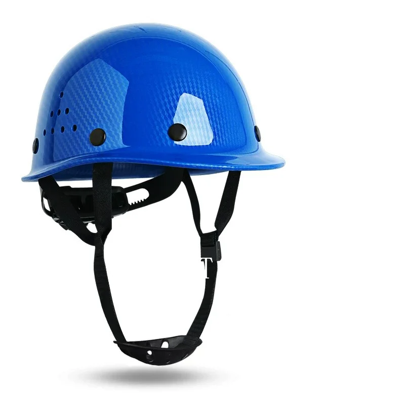 Carbon Fiber Pattern Safety Helmet Construction Engineer Work Cap ABS Industrial Head Protection Adjustable Industrial Hard Hat