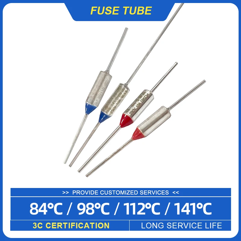 10 قطعة 250 فولت 10A الصمامات الحماية الحرارية التحكم في درجة الحرارة 84 ° ج 98 ° ج 112 ° ج 141 ° فتيل درجة الحرارة C #1