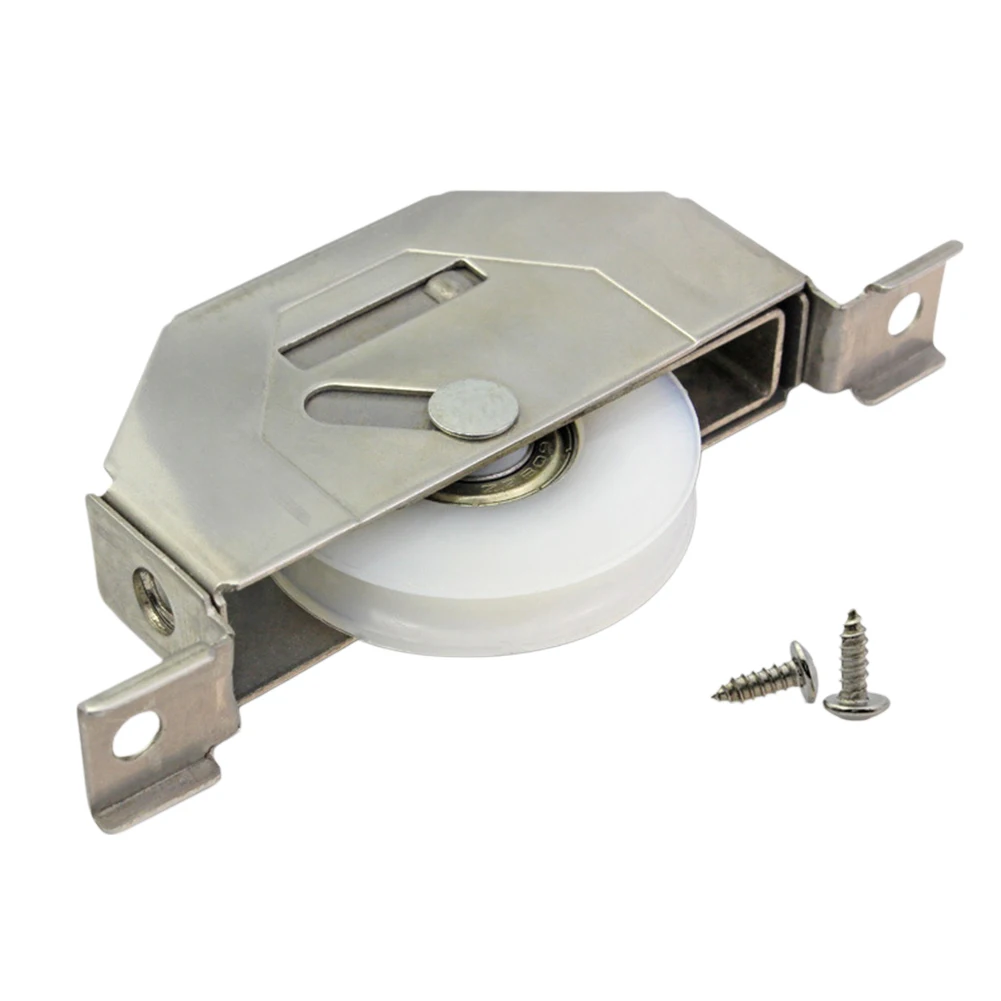 Sliding System Nylon Wheel Roller Easy Installation Sliding Pulley Bearing Commercial Use Quiet Sliding Experience