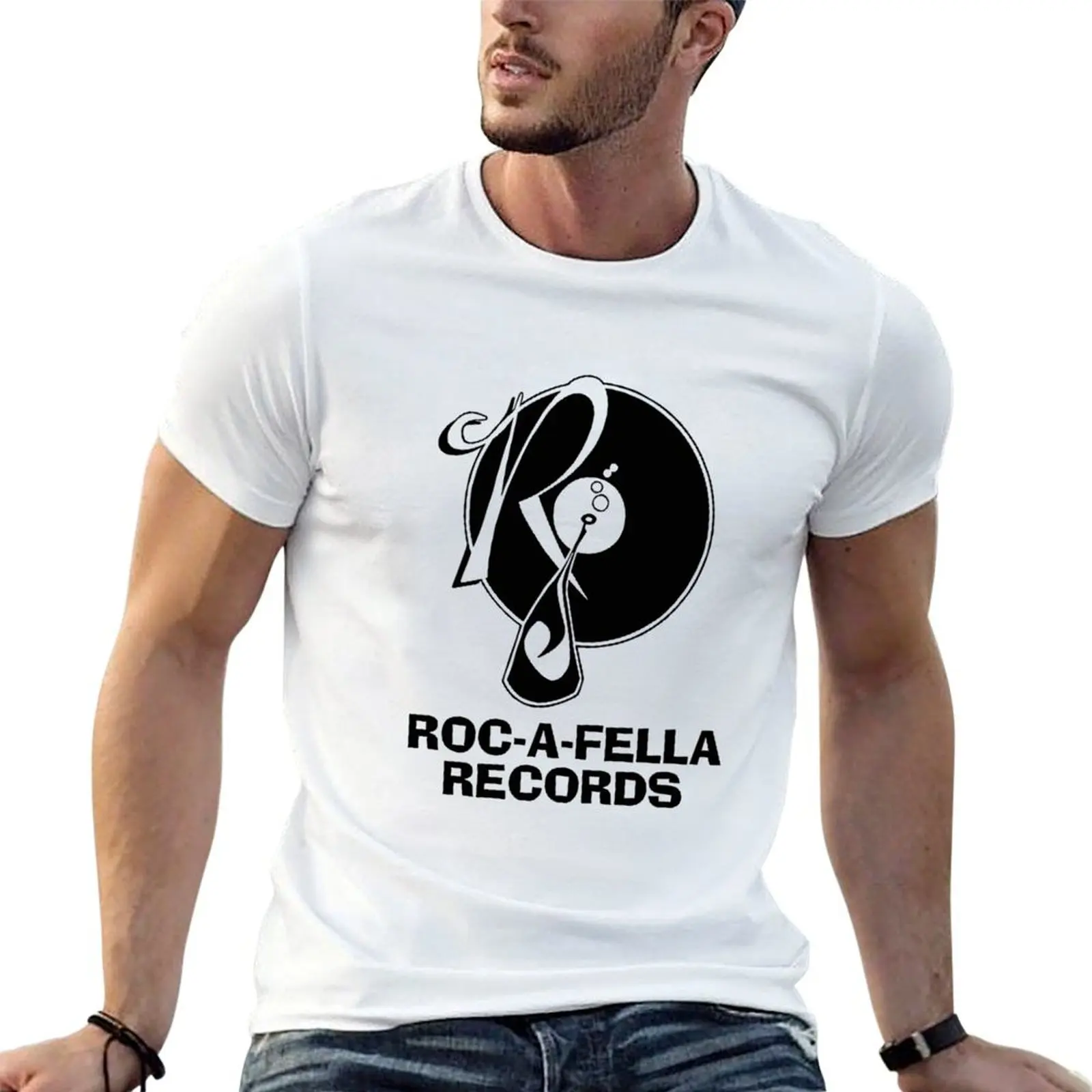 

t tees RocAFella shirts t Records funny graphic man T-Shirt shirts for man