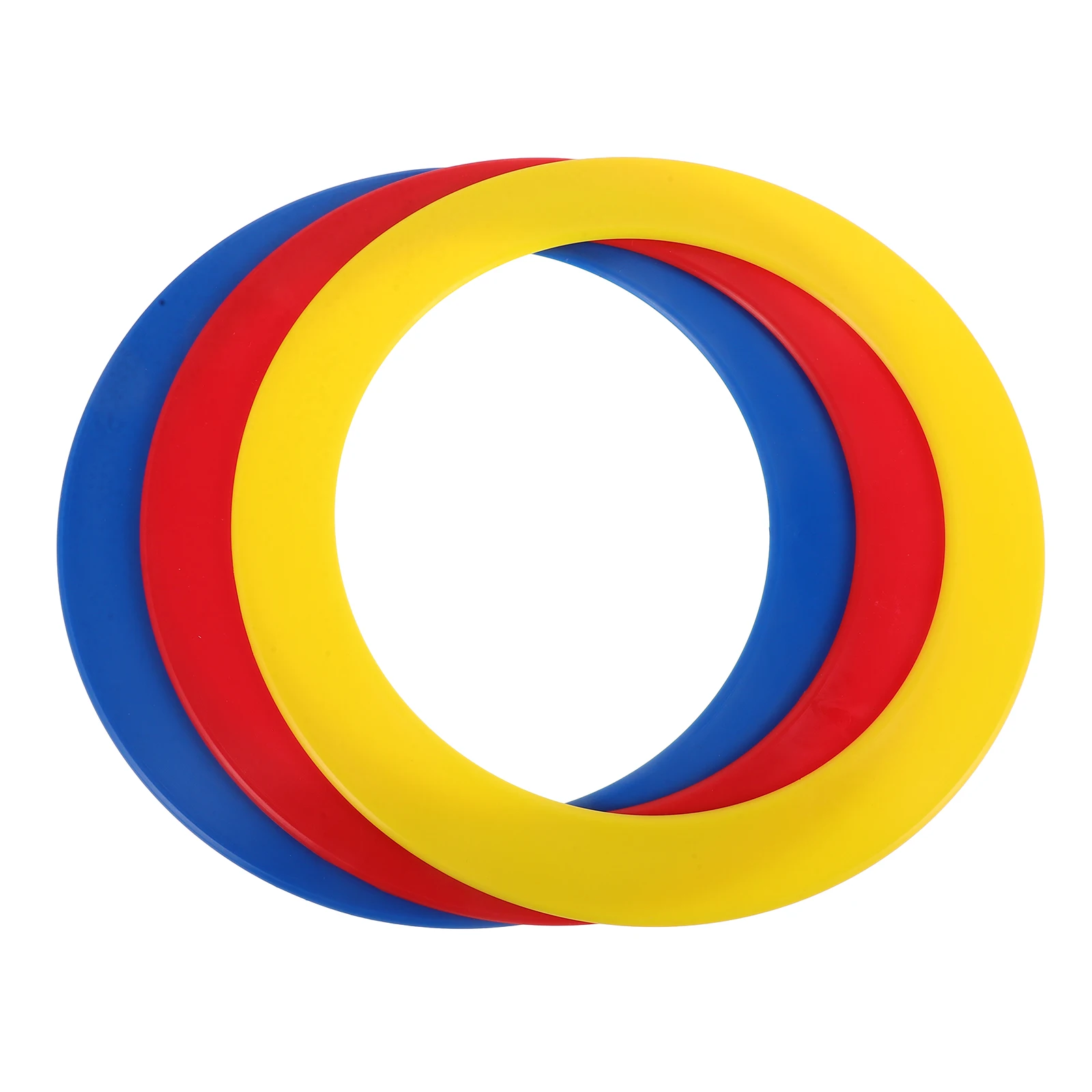 서커스 공연을 위한 3개 세트 전문가용 저글링 링, 손 협응 훈련, 가볍고 휴대 가능한 곡예 공연 링