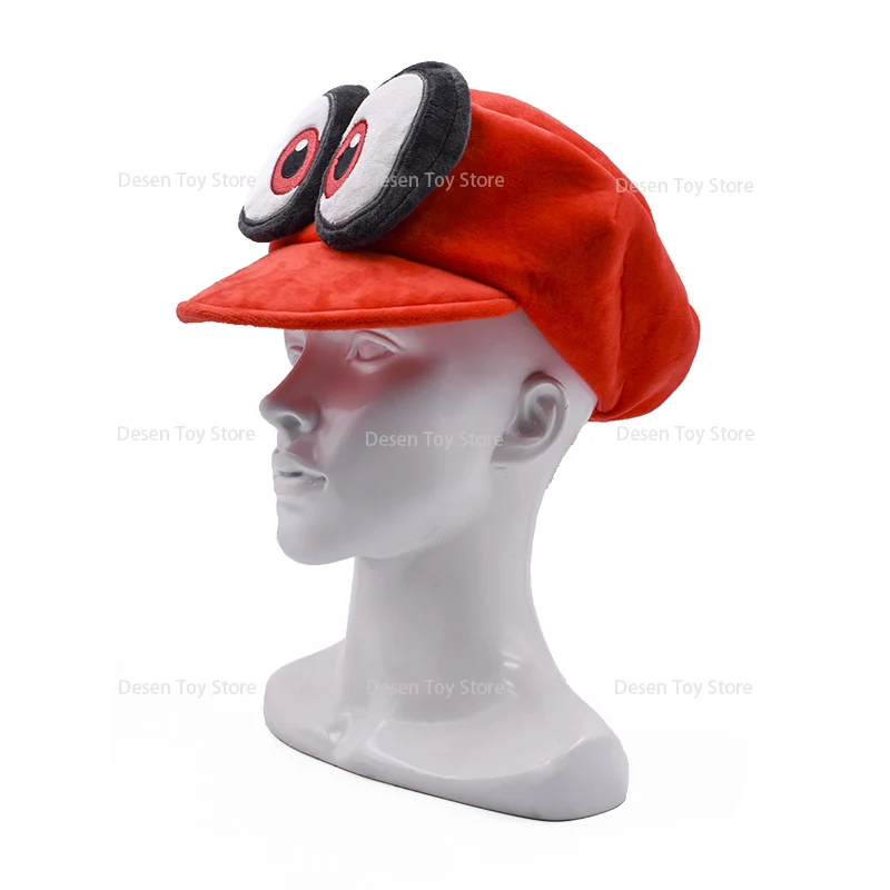 Anime Mario Plush Cappy Hat Bros Luigi Wario Cosplay Caps Gifts for Adults Kids Party Toys