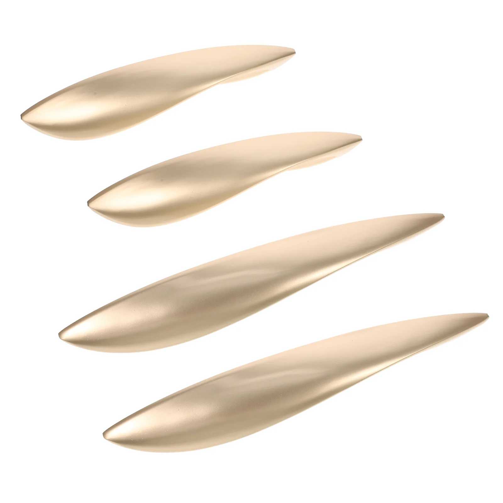 

4Pcs Five Metal Cabinet Handles Modern Stylish Drawer Knobs for Dresser Cupboard Door Kitchen Furniture Hardware