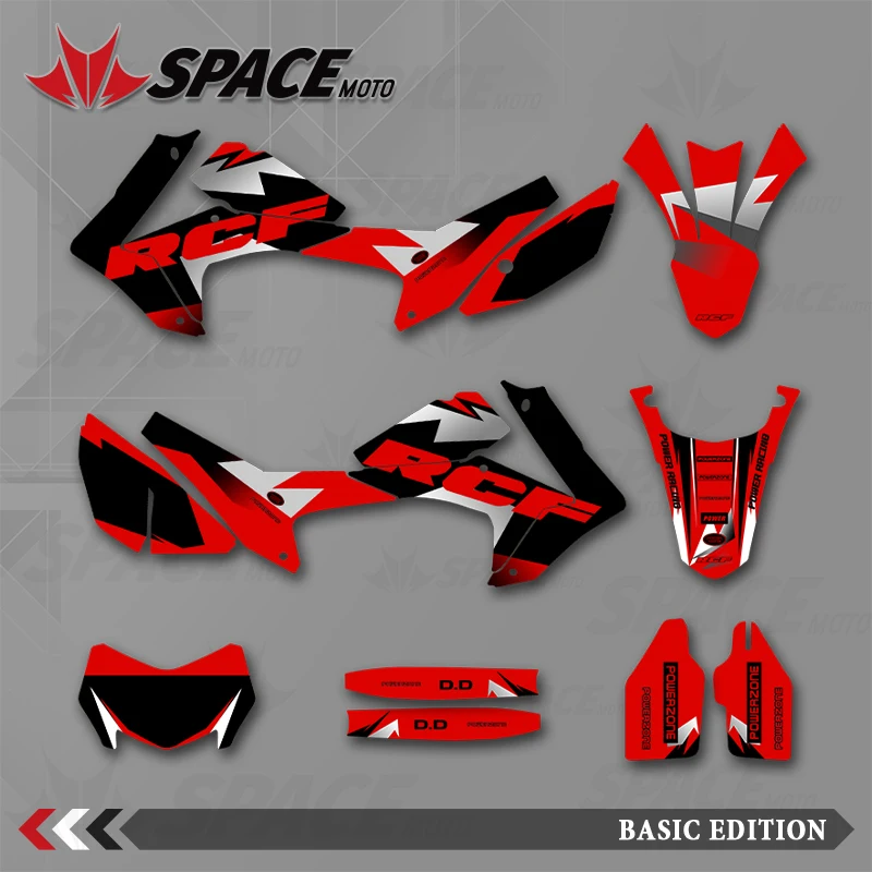 

SPACE MOTO For HONDA 12-16 17-20CRF250L Graphics Background Decals Stickers Motorcycle