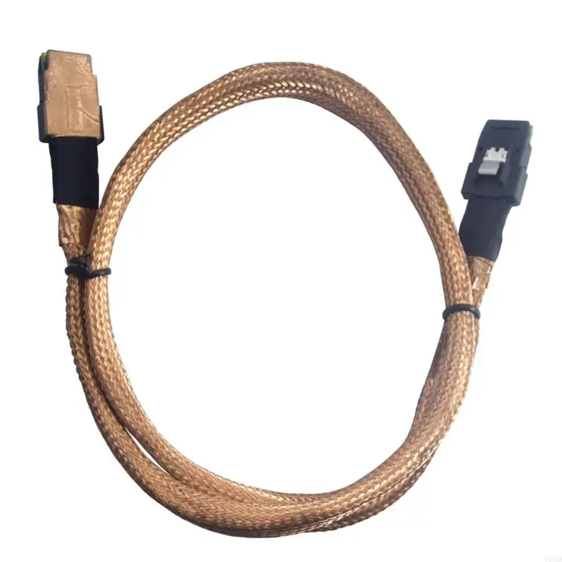 Mini SFF-8087 Male to Male Cable 12Gbps SAS3.0 Server to Backplanes Adapter Cord for NAS Storage Builds H8WD