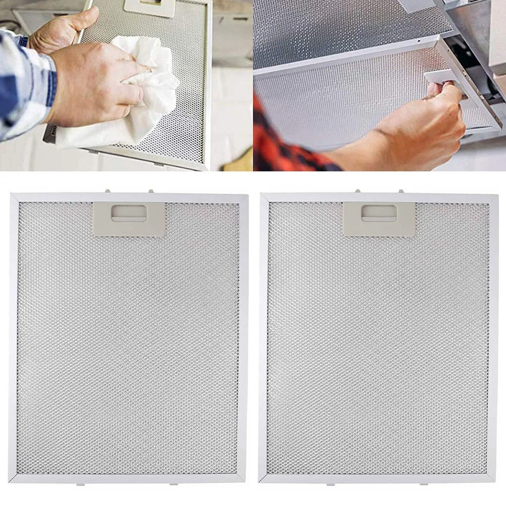 Air Quality Improvement Aluminum Cooker Hood Filters 5 Layers Filtration Air Circulation Maintenance Compatible With Most Brands