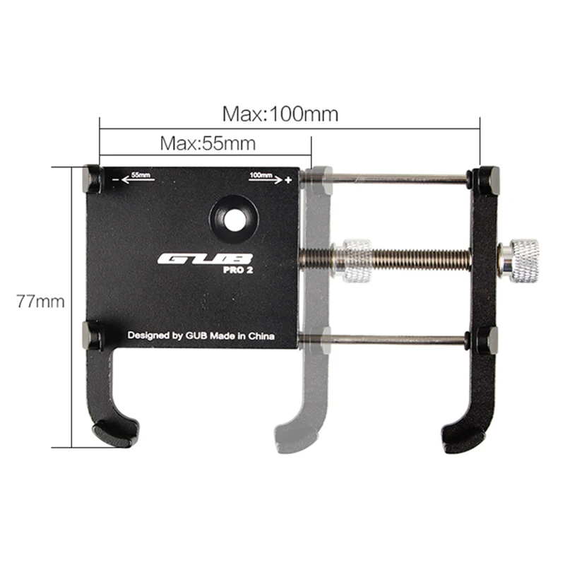GUB-حامل هاتف معدني للدراجة الجبلية ، حامل هاتف بمقبض ، موسع لمقود الدراجة النارية Pro 2 ، جديد