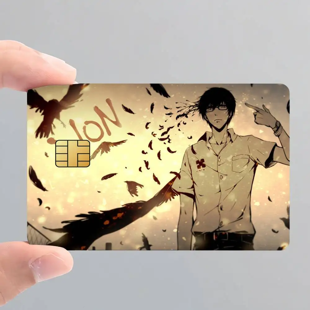 Anime T-TerrorS-S in R-Resonance Card Stickers for Bank Access Protective Waterproof Film Cover Sticker Surprise Gift