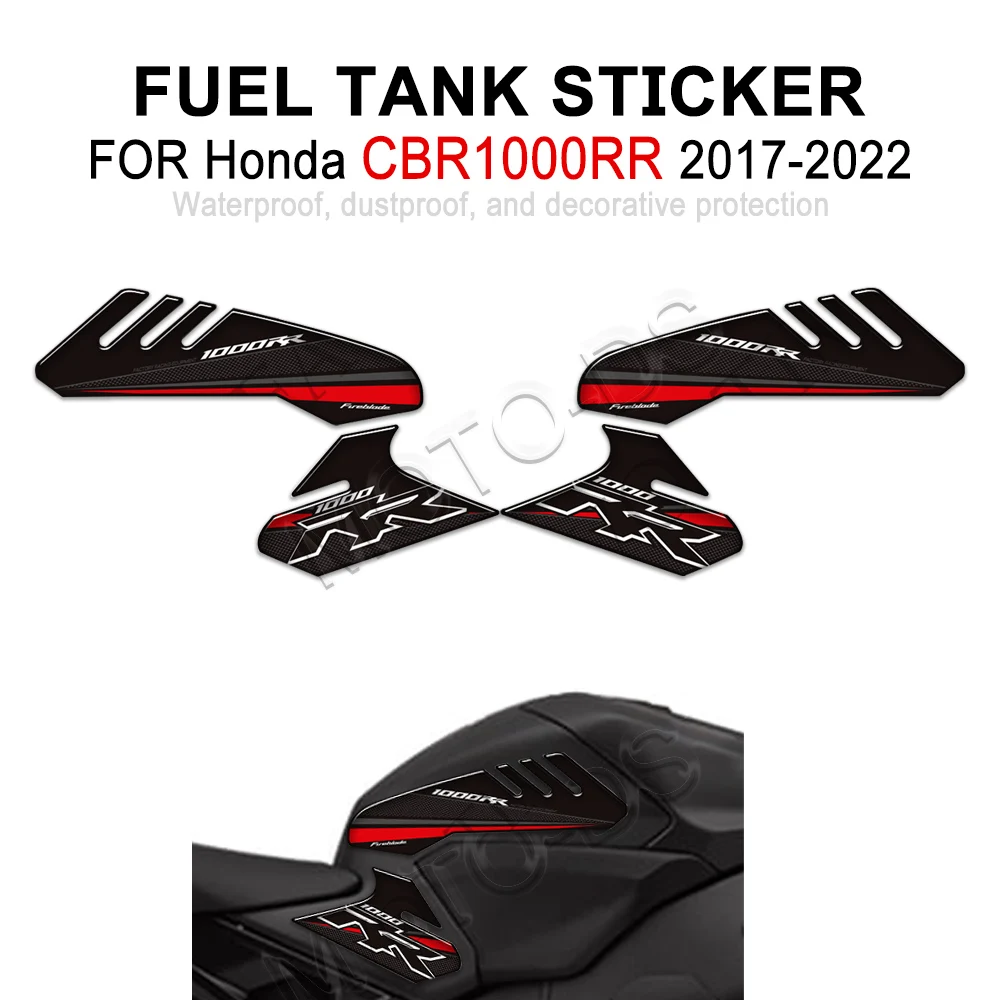

For Honda CBR1000RR CBR 1000RR SP Fireblade Motorcycle Fuel Oil Tank Pad Protector Stickers 2017 2018 2019 2020 2021 2022