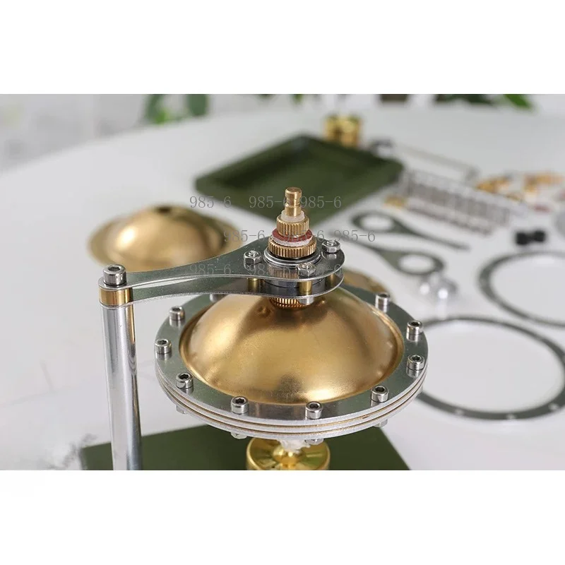 All-Metal DIY Assembly Steam Engine Model, Flying Saucer Shape