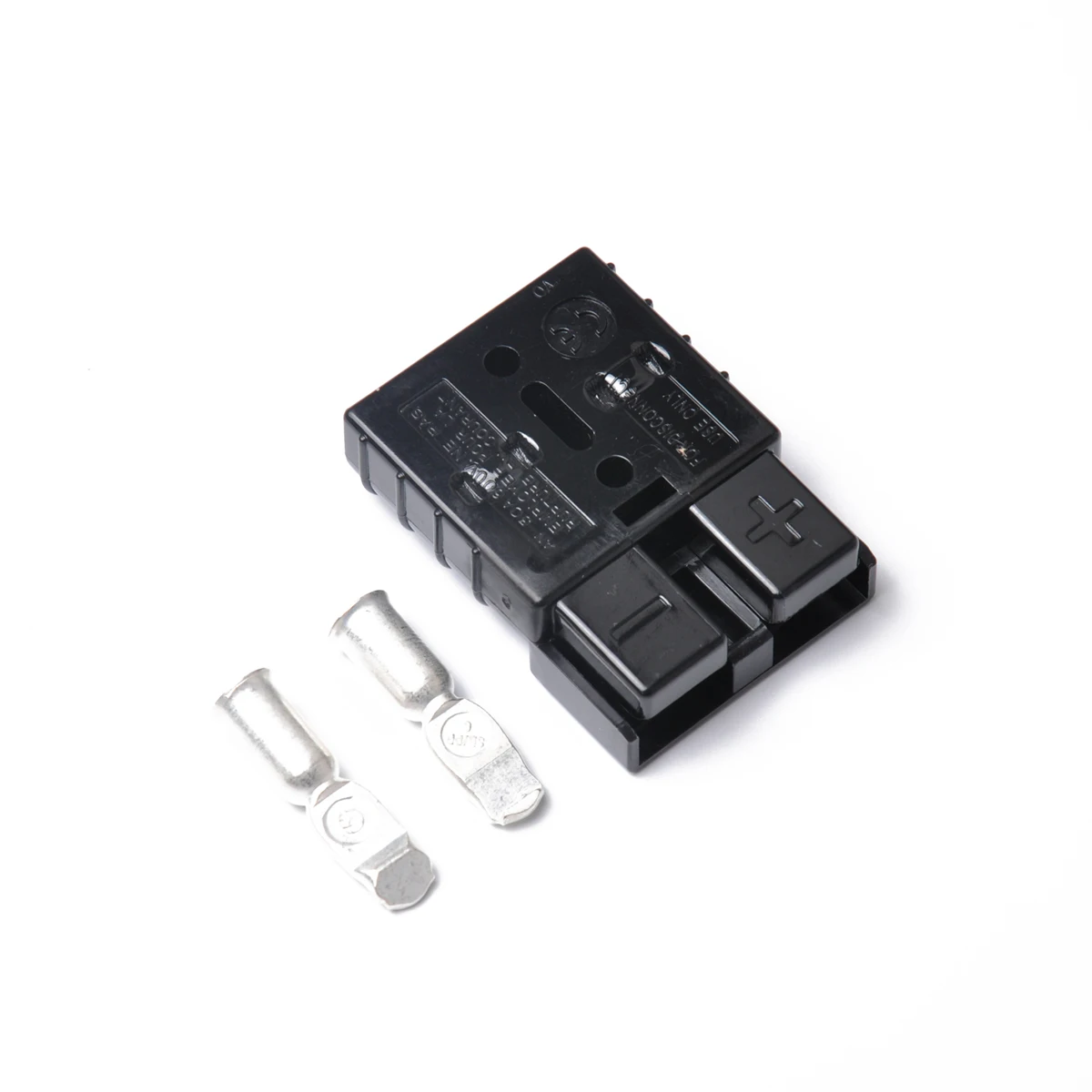 

50A 10-12Awg Quick Connect Plug For Forklift Trailer Caravan Solar Durable Rugged Connector Black