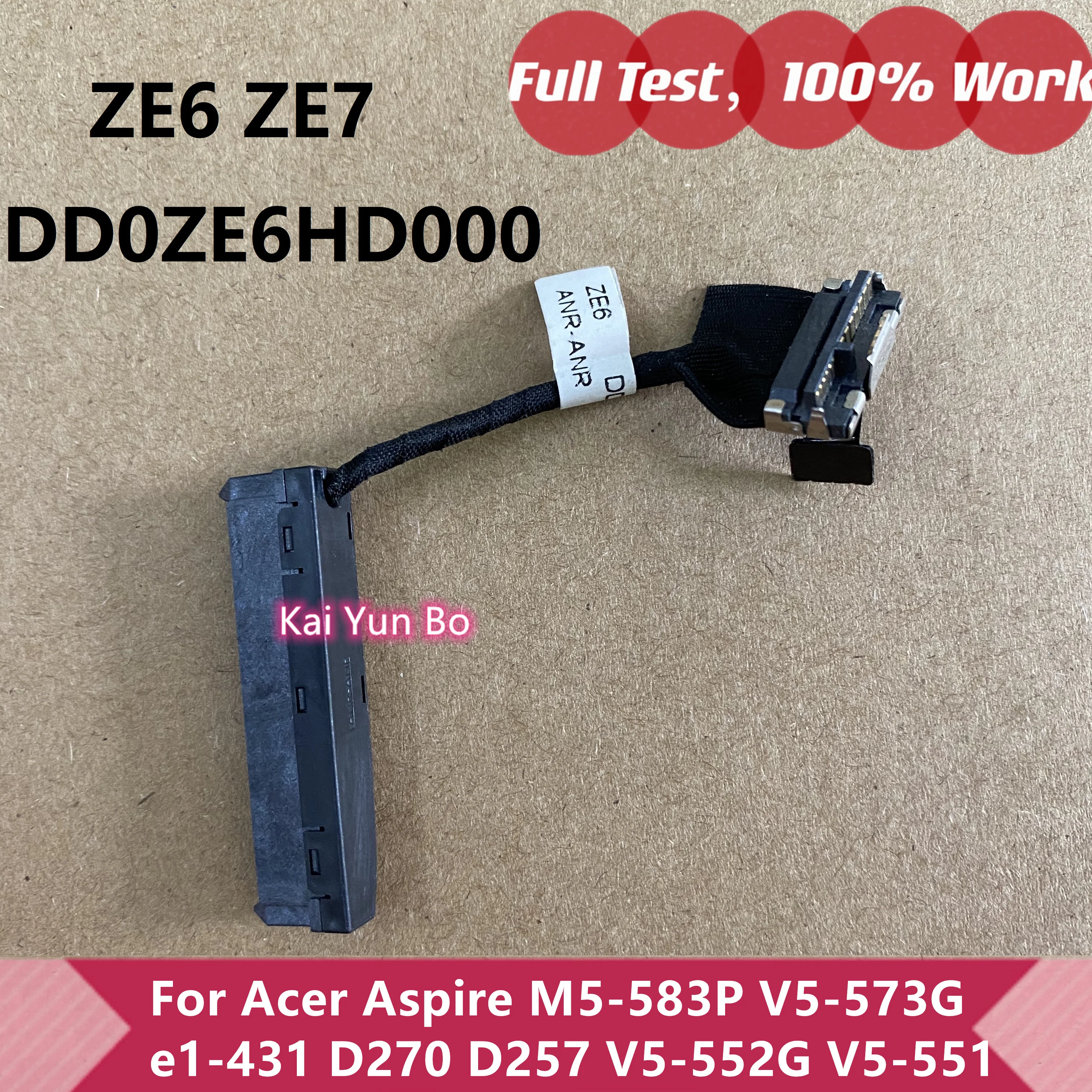 SATA Hard Drive HDD SSD Conector Para Acer Aspire M5-583P V5-573G e1-431 e1-471 D270 D257 V5-551 V3-471G V3-572G D0ZE6HD000
