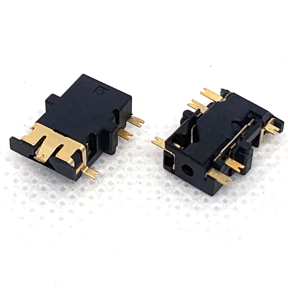 10PCS Sink SMD 3.5mm Aperture Audio Jack PJ-342 Beveled Plate Bottom 1.0 Patch 6PIN Dual Channel Dual Switch Headphone Connector