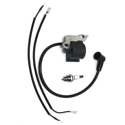 Ignition Coil With Spark Plug Fit for Poulan 2075C 2075OC 2150 2150 Predator 2150LE 2150LE Predator 2150LX 2155 2155 Poulan Plus