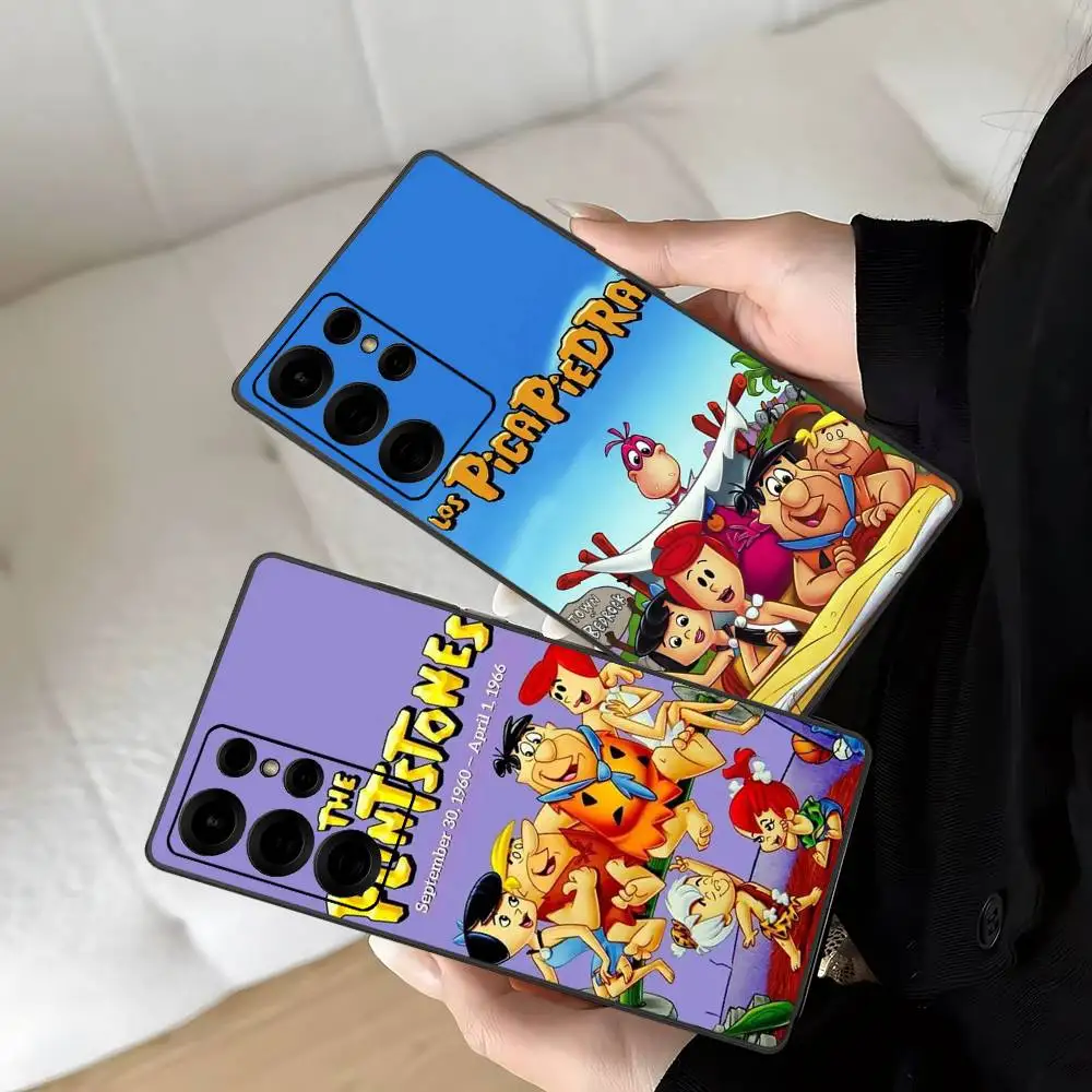 

The Flintst ones Cartoon Phone Case For Samsung S 24 Fe 25 Ultra Plus 20 Lite 21 30 22 23 24 22 Ultra 5G Fundas