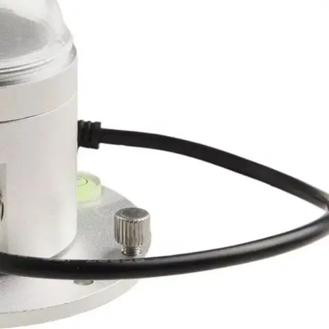 Silver Solar Radiation Sensor RS485 Output Interface 0-2000 Wm2 Range Metal Housing Construction Compact Lightweight Build
