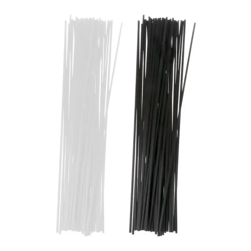 50 ชิ้น 30 เซนติเมตร x 3 มิลลิเมตรไฟเบอร์ Sticks ดิฟฟิวเซอร์อโรมาเทอราพีระเหยก้านสำหรับบ้าน