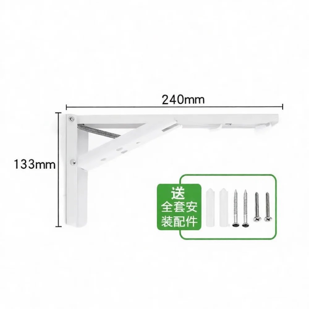 Triangle Construction Shelf Bracket Wall Mounted Floating Support Rack For Heavy Duty Storage Furniture Cabinet Hardware