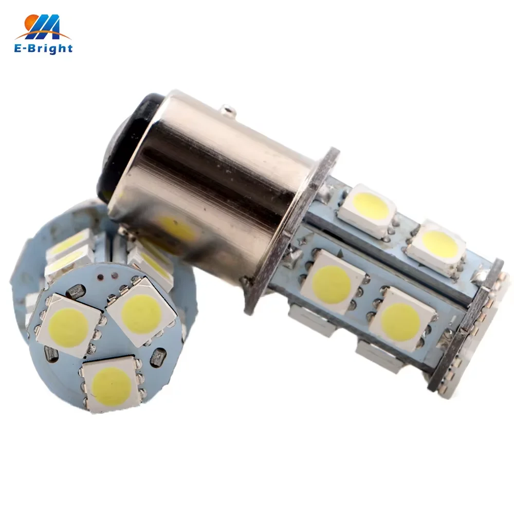 2 Stuks 1156 BA15S P21W R5W R10W 13SMD Rv Led Interieur Wit Licht Richtingaanwijzer Lampen 1141 12V 14V Mist Indicator Lamp BAU15S BAY15D