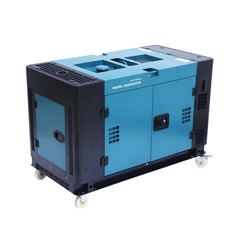 10KW 12KW 16KW 15KVA 20KVA Portable AC110V 220V 380V Silent Electric Diesel Power Generator Set