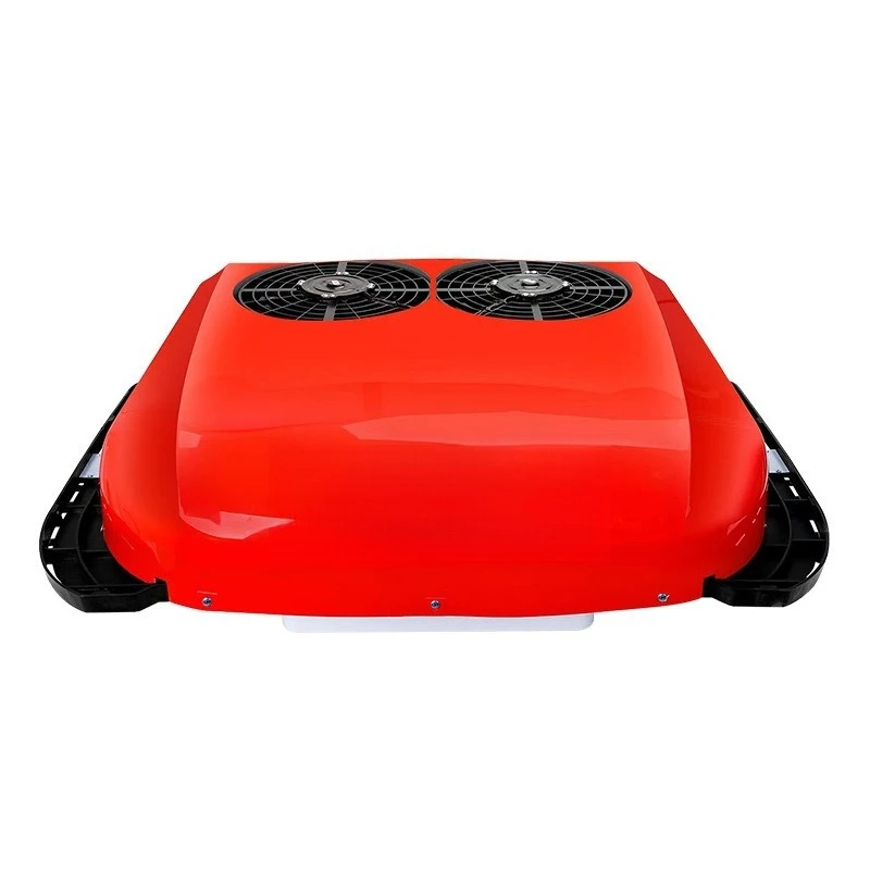 Parking air conditioner, refrigeration, frequency conversion, bulk truck dual fan overhead integrated machine
