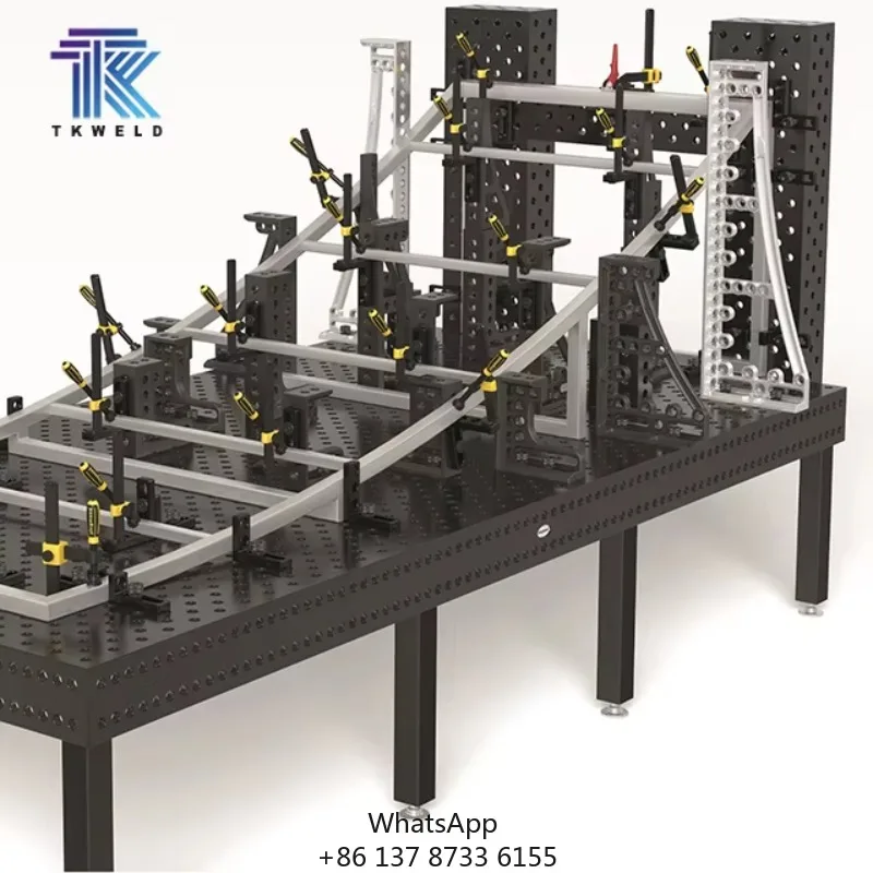 

CE Factory Direct 2D 3D Flexible Plasma Nitriding Cast Iron Welding Table 2000*1000*200 For Soldering Stations