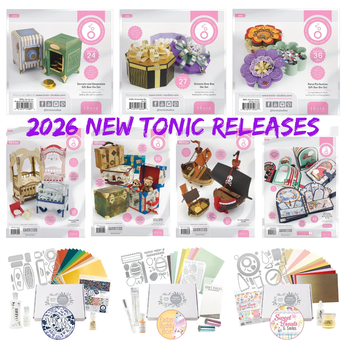 Gift Box Die Legacy Luggage Showcase Metal Cutting Dies Stencils for DIY Scrapbook Photo Album Decoration Embossing Paper Card