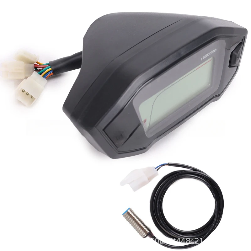 Motorcycle UniversalLCDNumber1000rpmSpeedometer With Backlight For Motor Vehicles2—4Cylinder Mileage Counter