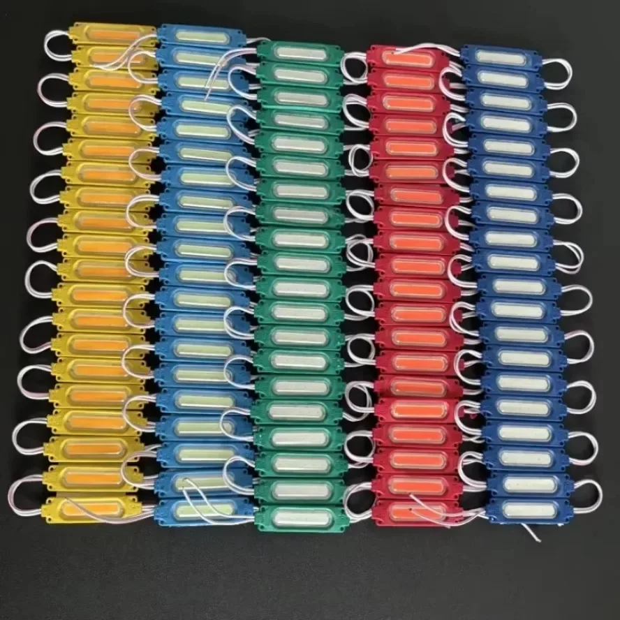 20/lot RGB Flowing Light 12V Highlight Led Module Waterproof IP65 Foldable COB Light Strip Backlight Shop Banner Car Decoration