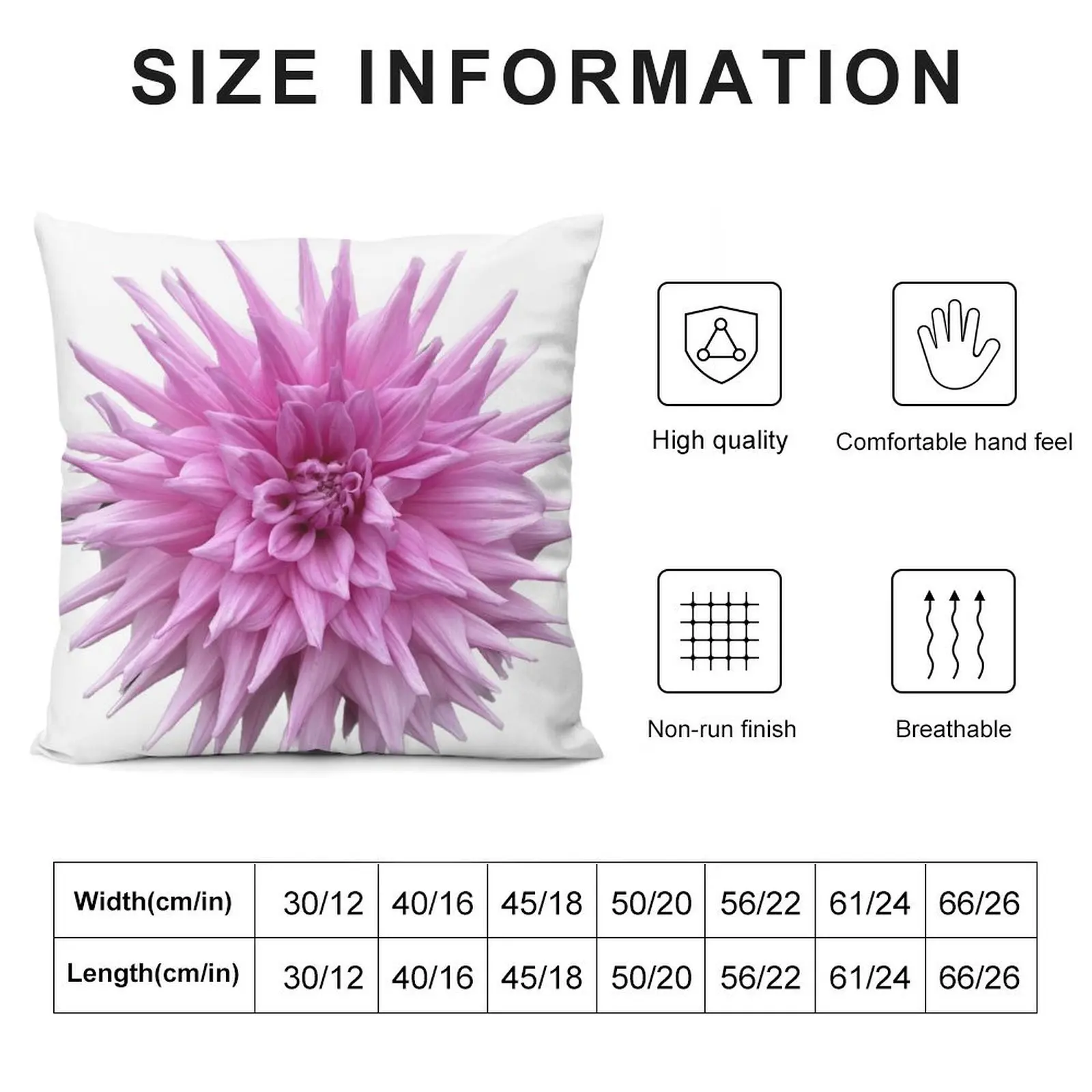 Lovely Lana Dahlia Flower Pink Throw Pillow Pillow Cover covers for pillows pillow