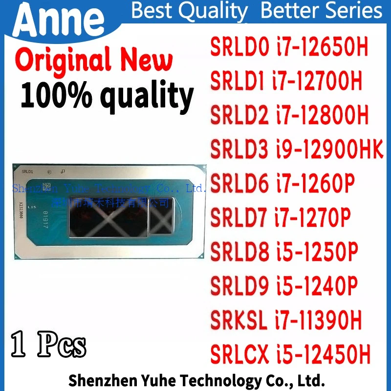 100%New SRLCX SRKSL SRLD9 SRLD8 SRLD7 SRLD6 SRLD3 SRLD2 SRLD1 SRLD0 i7-12650H i7-12700H i7-12800H i9-12900HK i7-11390H i5-12450H
