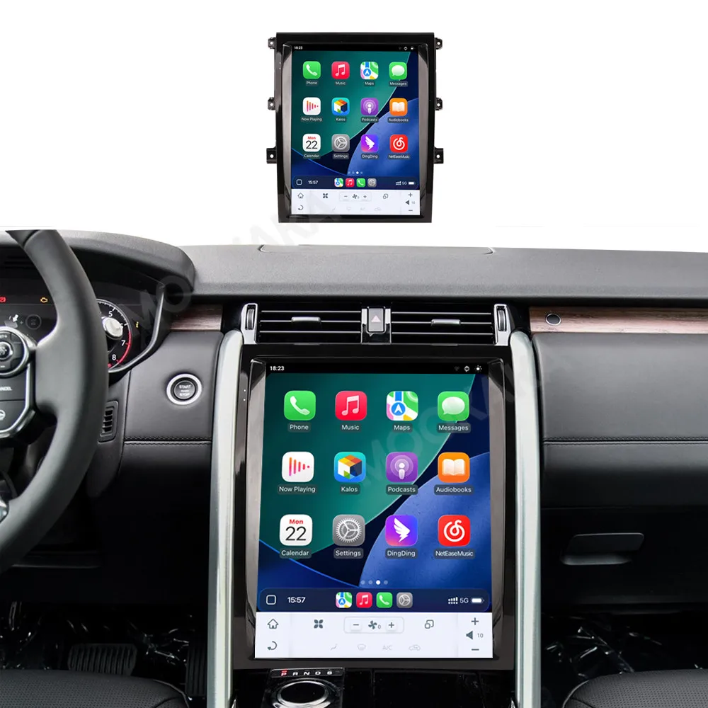 

Дисплей Android 15 для Land Rover Discovery 5 2017-2021, автомобильный радиоприемник, стерео мультимедийный плеер, 15,6-дюймовый головное устройство с GPS-навигацией Carplay