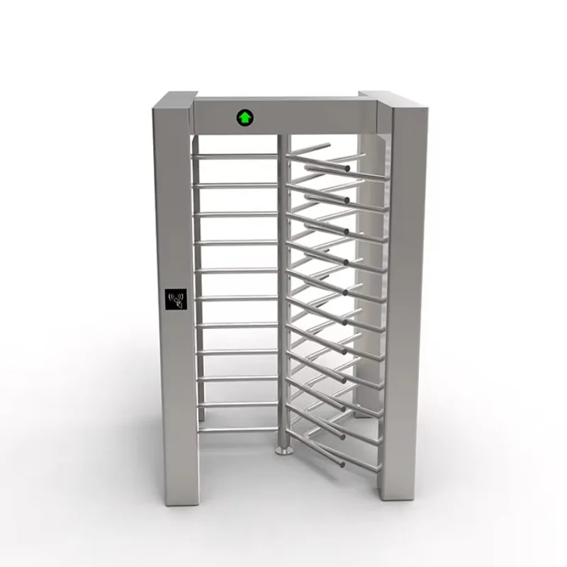 Smart Full Height Turnstile Gate Face Recognition Fingerprint RFID QR Code Access Control Automatic Security Entrance