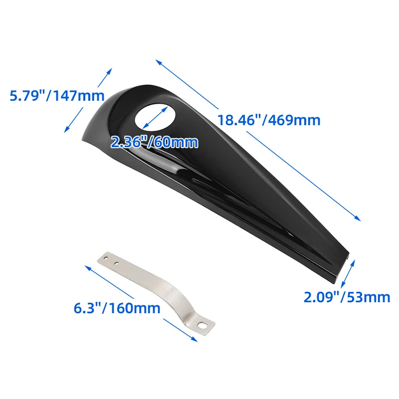 Motorcycle Dash Fuel Tank Console Trim Panel Kit Oil Gas Tank Cover Cap For Harley Touring Electra Road Glide Street 2008-2023
