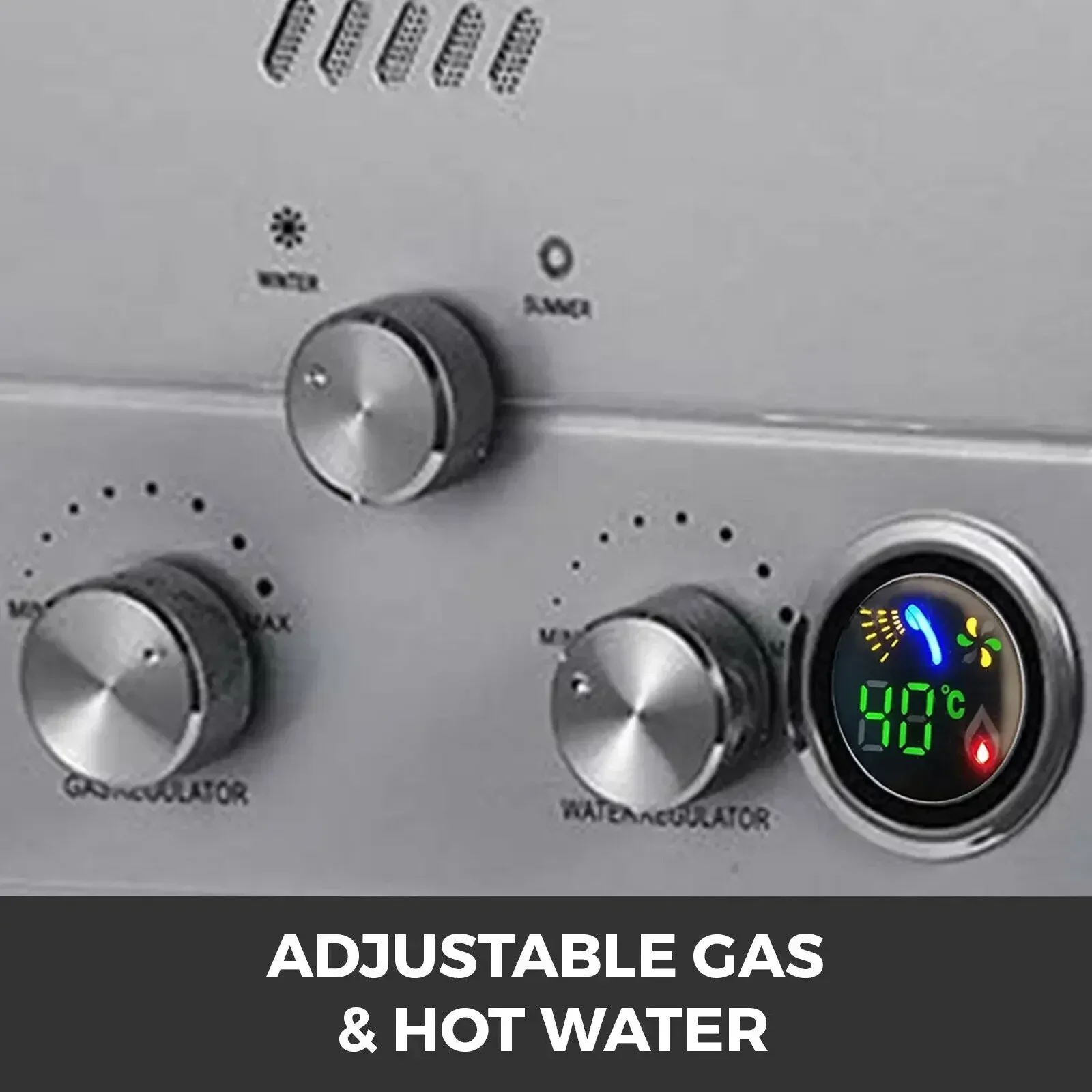 VEVOR 6L-18L chauffe-eau sans réservoir au gaz Propane, chauffage instantané de la salle de bain, chauffe-eau extérieur chaudière voiture Camping