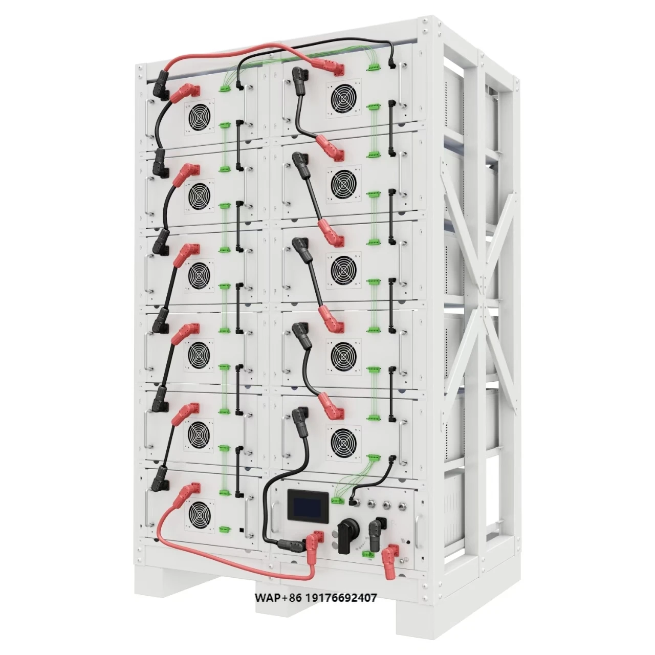 

Stacked High Voltage Lithium Battery 30KW 50KW 307.2v 409.6v 512V 100ah 200ah 20kwh 30kwh 50kwh Energy Storage Lifepo4 Batteries