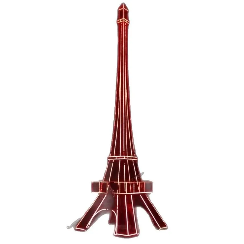 LED Tower Sculpture Tower Model Photo Camera clock in Simulation Modeling Iron Tower Modeling