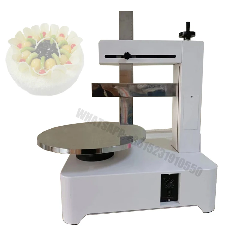 Semi Automatic Birthday Cake Cream Spreading Machine Cakes Plastering Cream Coating Filling Machine Cake Decorating Machines