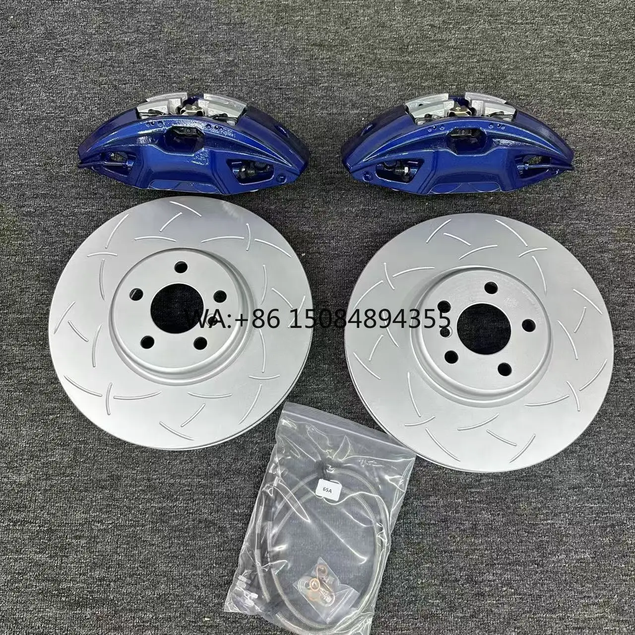 Four Piston Brake Kit, 348mm Integrated Brake Disc, Original Position Mount, High Performance Auto Refit Parts