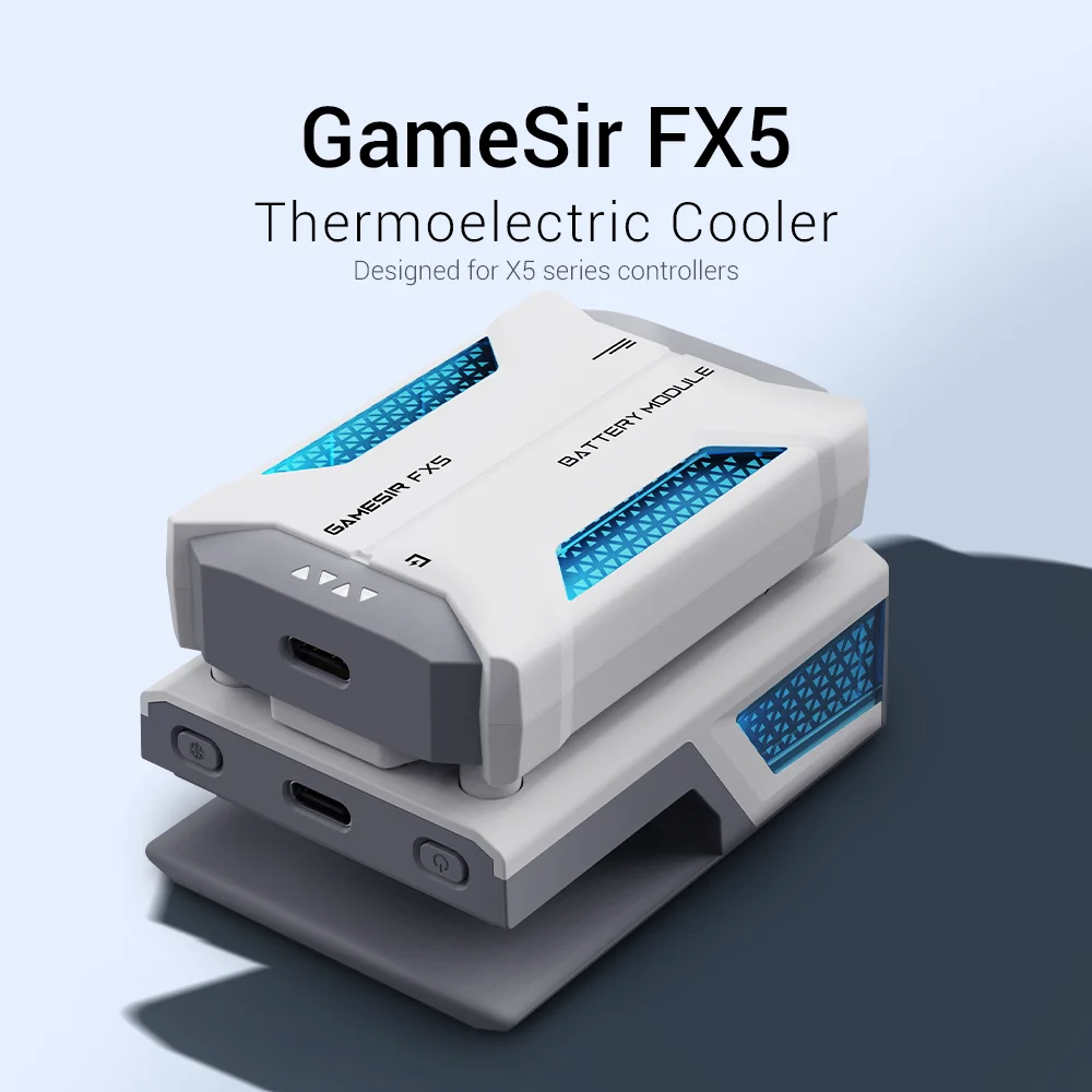 GameSir FX5 Cooler Wireless Cooler Controller FX5 Lite Wired Cooler Three Adjustable Cooling Modes for X5 Series Controllers