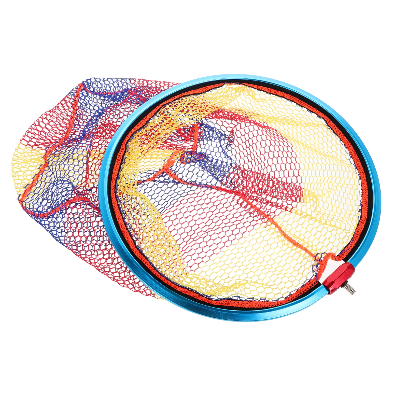 

Aluminum Alloy Large Opening Anti Hook Fish Trap Thick Net Head Chicken Net Catcher Kayak Accessories Fish Crab Web