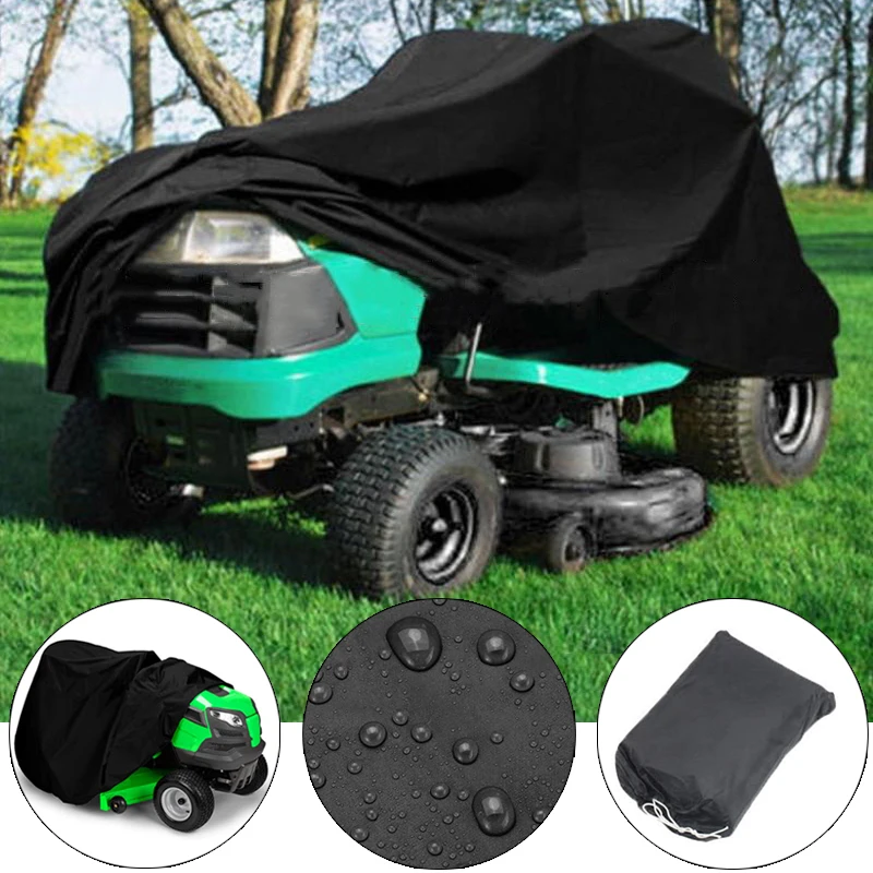 

All-Purpose 10 Size Lawn Tractor Mower Machine Dust Covers Garden Outdoor Rain Sun Protective Waterproof 210D Oxford Cloth